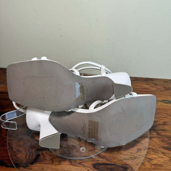 BP. Nordstrom Ashlyn Square Toe Strappy Sandal - Beige - Picture 16 of 16